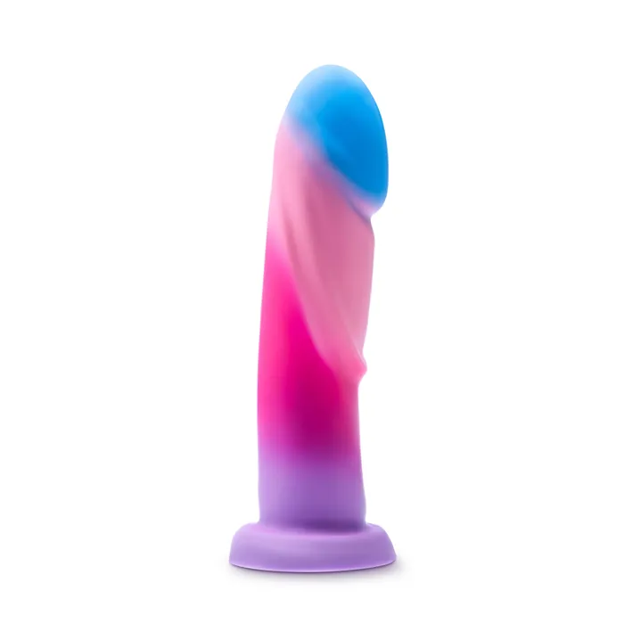 Dildos Blush Borealis Dreams 775 Inch Girthy Silicone Dildo Cotton Candy