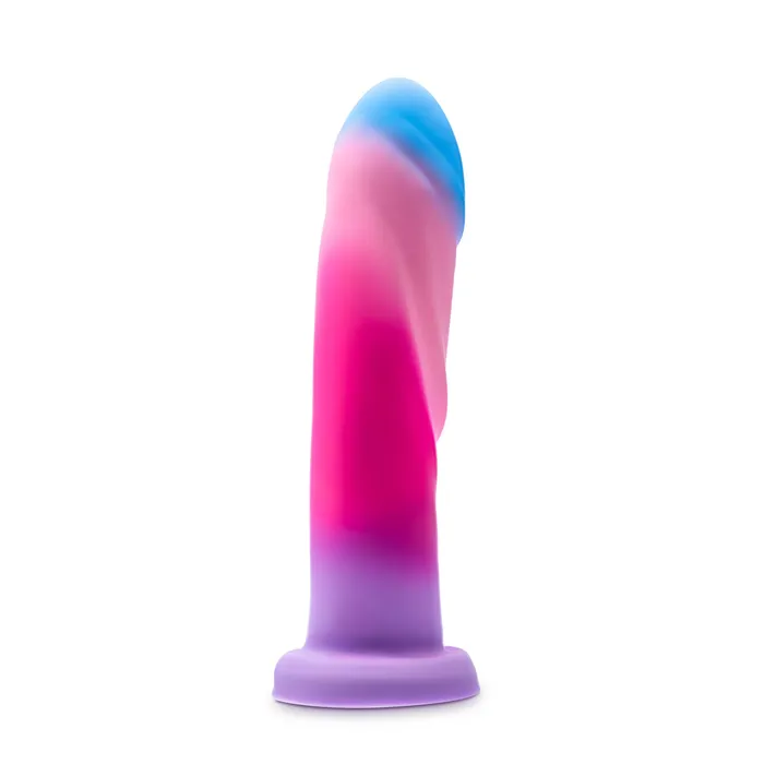 Dildos Blush Borealis Dreams 775 Inch Girthy Silicone Dildo Cotton Candy