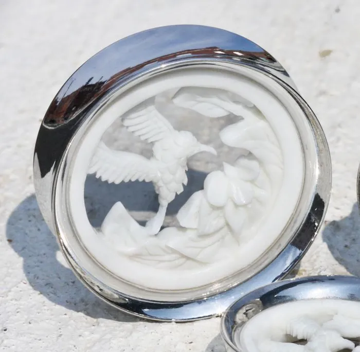 Dildos Elementals Organics Hummingbird 2 SYNTHESIS PLUGS Double Flare Steel and Bone 20mm 34mm Price Per 1