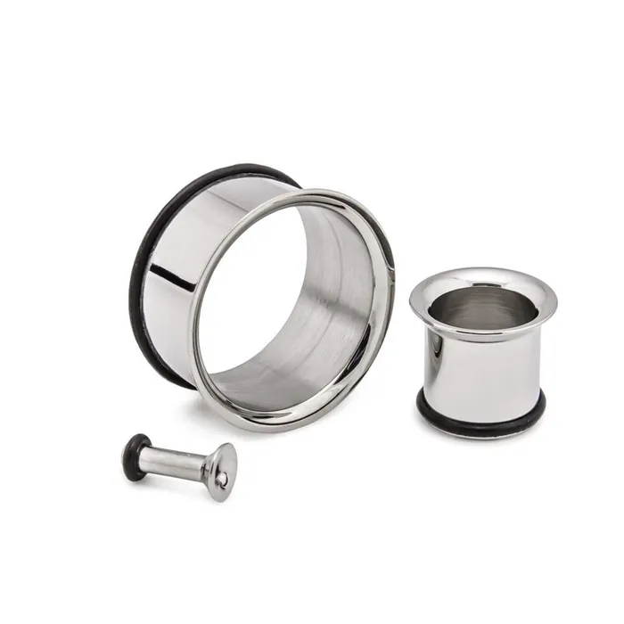 Dildos Single Bigger Flared Stainless Steel Earlets 8g 1 Price Per 1 Painful Pleasures