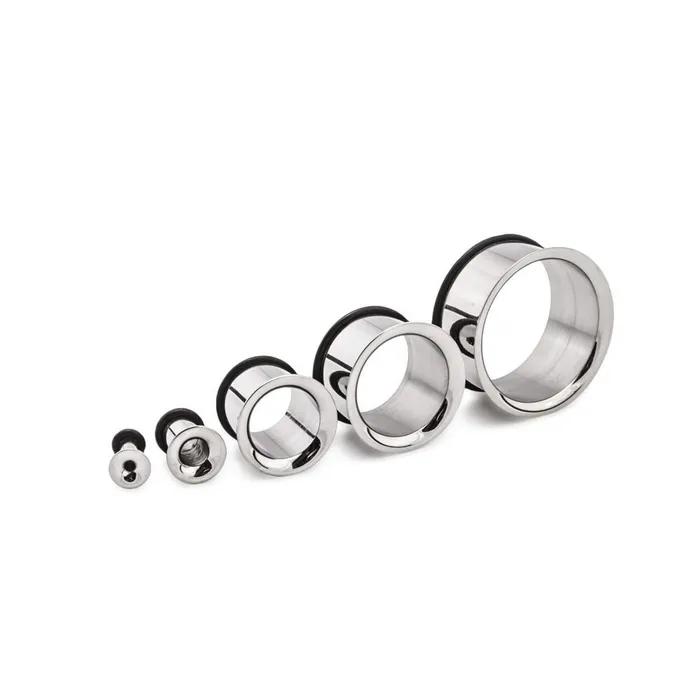 Dildos Single Bigger Flared Stainless Steel Earlets 8g 1 Price Per 1 Painful Pleasures