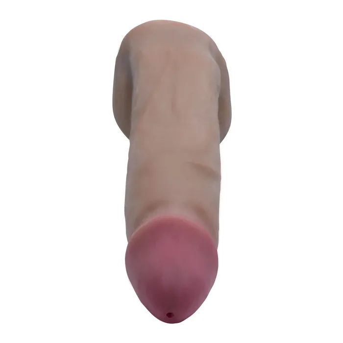 Dildos XR Brands Loadz Squirting 8 Inch Chocolate Tone Dildo Squeeze and Squirt