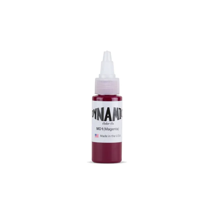 Dynamic Vibrators Dynamic Magenta Tattoo Ink 1oz Bottle