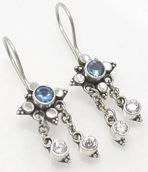 Elegant Bali Sterling Silver French Hook Pair of Earrings Painful Pleasures Anal