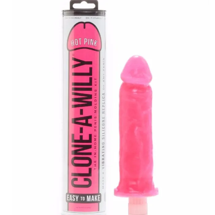 Empire Laboratories Couples Clone A Willy Vibrating Silicone Penis Casting Kit Hot Pink