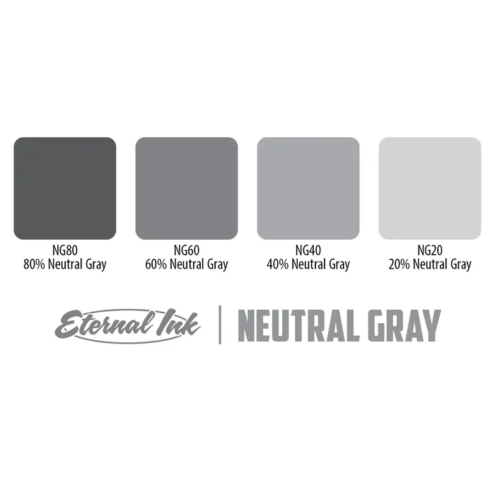 Eternal Ink Neutral Gray Ink Set Four 1 fl oz Bottles Price Per 1 Eternal Anal