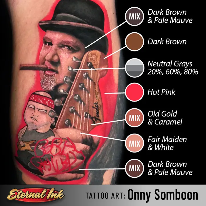 Eternal Male Sex Toys Dark Brown Eternal Tattoo Ink Pick Size