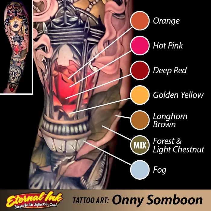 Eternal Male Sex Toys Dark Brown Eternal Tattoo Ink Pick Size
