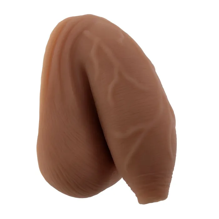 Evolved Novelties Dildos The Uncircumcised Packer Dark Tone
