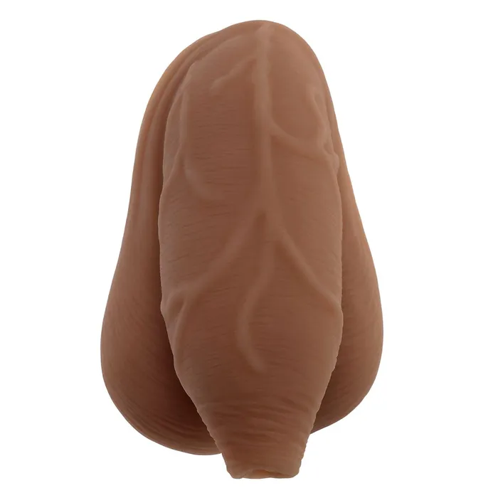 Evolved Novelties Dildos The Uncircumcised Packer Dark Tone
