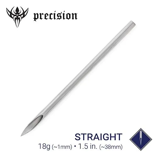 Female Sex Toys 18g Sterilized 15 Body Piercing Needles Box of 100 Precision Needles