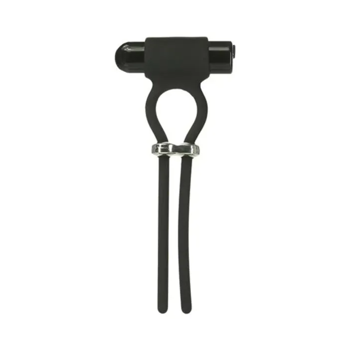 Female Sex Toys BMS Enterprises Power Bullet Bolo Adjustable Cockring W Rechargeable Vibrating Bullet