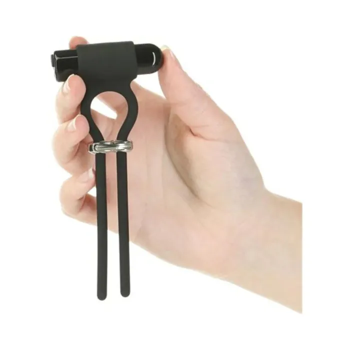 Female Sex Toys BMS Enterprises Power Bullet Bolo Adjustable Cockring W Rechargeable Vibrating Bullet