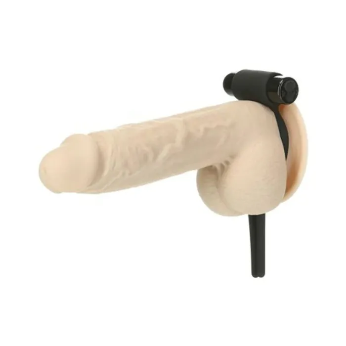 Female Sex Toys BMS Enterprises Power Bullet Bolo Adjustable Cockring W Rechargeable Vibrating Bullet