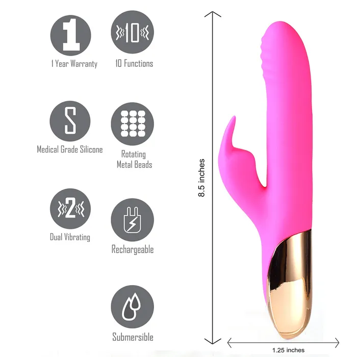 Female Sex Toys Dream USB Rechargeable 104 Function Rabbit Vibrator Maia Toys