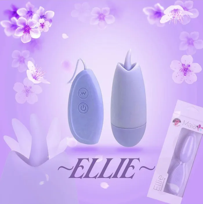Female Sex Toys Maia Toys ELLIE 10Function USB Rechargeable Wired Bullet Vibrator With Flickering Tongue Female Sex Toys Maia Toys ELLIE 10Function USB Rechargeable Wired Bullet Vibrator With Flickering Tongue