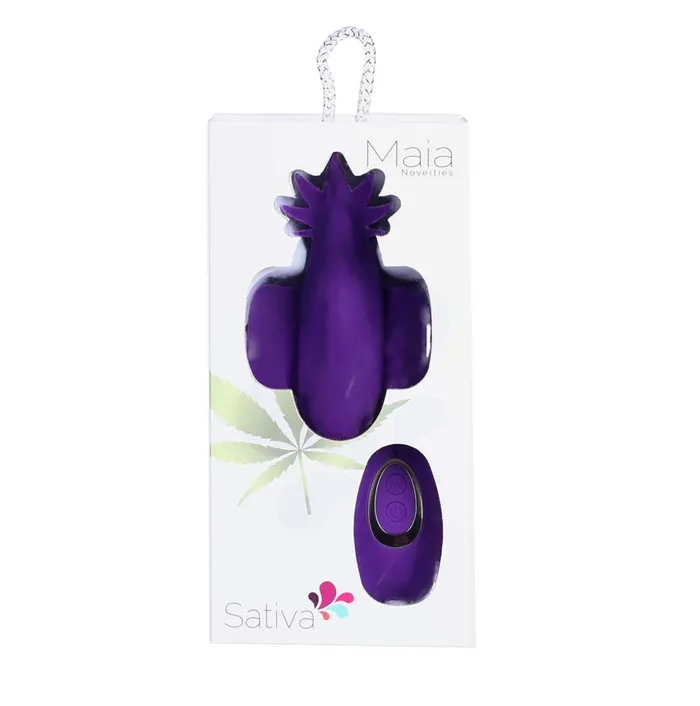 Female Sex Toys Maia Toys Maia Toys SATIVA 10Function Remote Control Panty Vibrator Purple