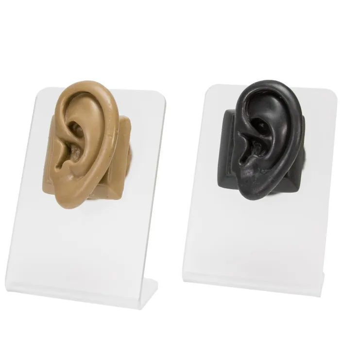 Female Sex Toys Painful Pleasures Realistic AdultSized Silicone Right Ear Display Tan Body Bit Version 2
