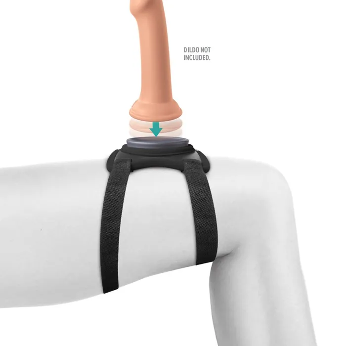 Female Sex Toys Pipedream Products Body Dock Lap Strap Suction Cup Thigh Harness