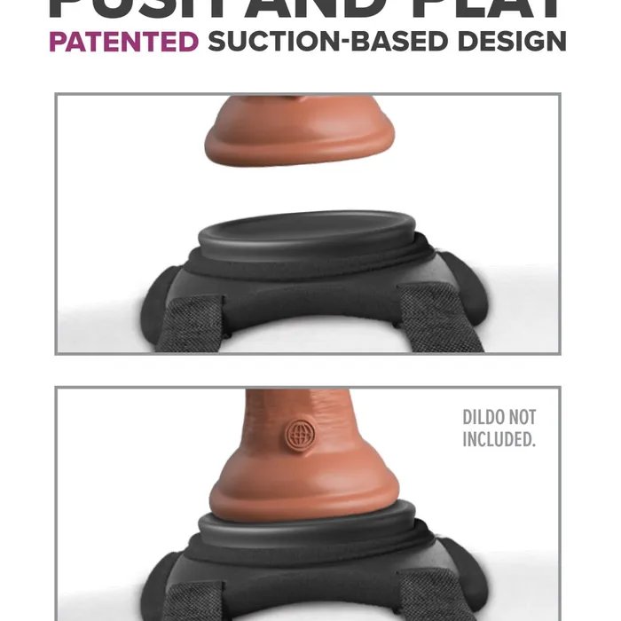 Female Sex Toys Pipedream Products Body Dock Lap Strap Suction Cup Thigh Harness
