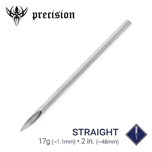 Female Sex Toys Precision Needles 17g Sterilized 2 Body Piercing Needles Box of 100