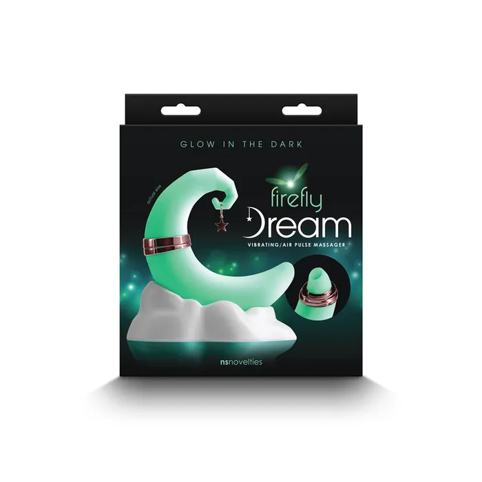 Firefly Dream Moon Shaped GlowintheDark Air Pulsation Vibrator NS Novelties Female Sex Toys