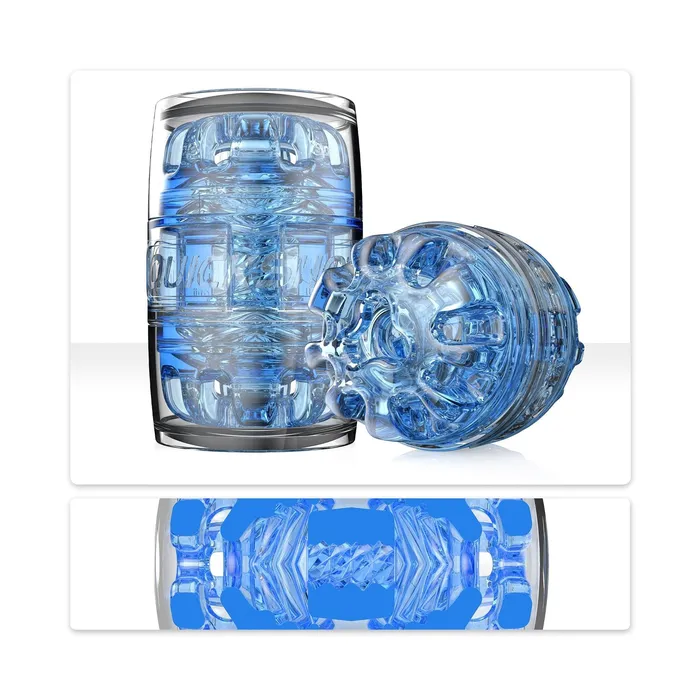 Fleshlight Male Sex Toys Fleshlight Quickshot Turbo Male Masturbator Blue