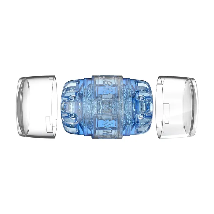 Fleshlight Male Sex Toys Fleshlight Quickshot Turbo Male Masturbator Blue
