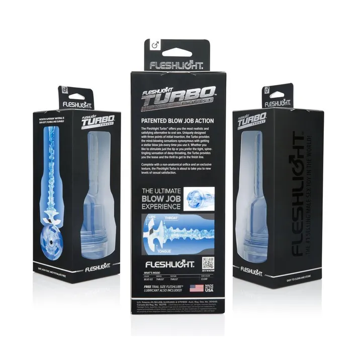 Fleshlight Vibrators Fleshlight Turbo Thrust Blue Ice