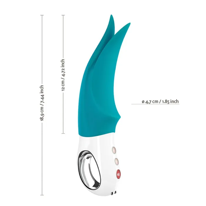 Fun Factory Volta Rechargeable External Vibrator Petrol Blue Fun Factory Vibrators