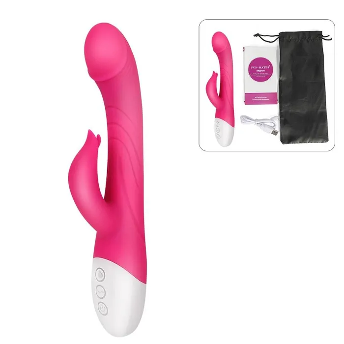 FUNMATES Vibrators Carver Female Big Thrusting Rabbit Gspot Heated Rabbit Vibrator