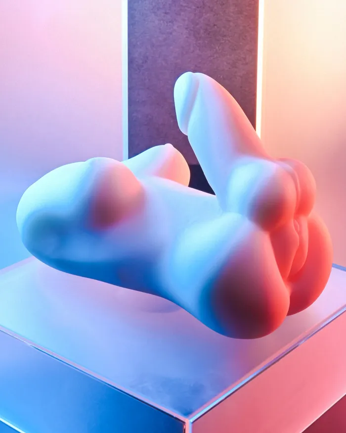 Gender X The Complete Package Masturbator Doll Vanilla Evolved Novelties Male Sex Toys