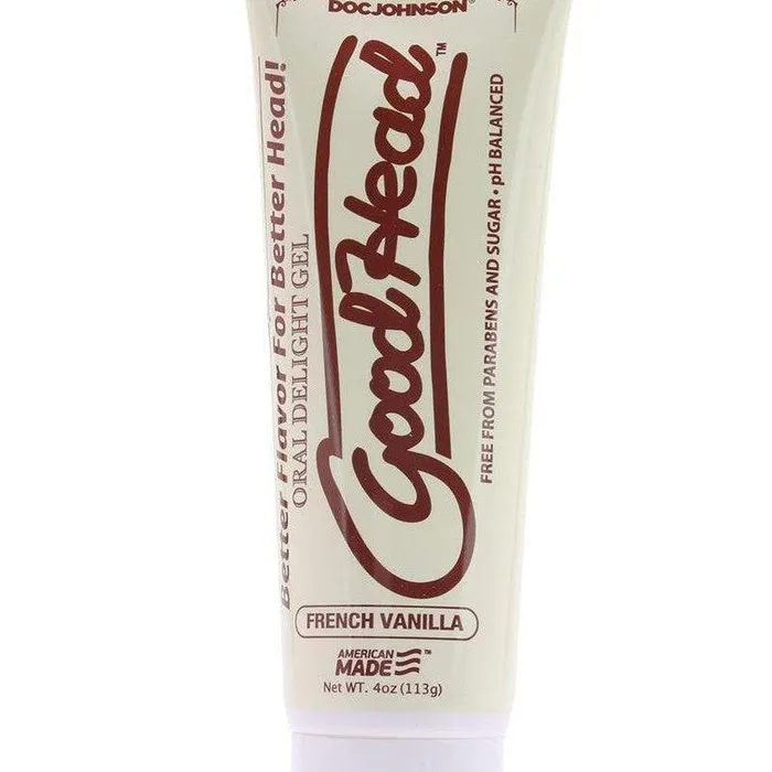 GoodHead French Vanilla Oral Delight Gel 4 oz Doc Johnson Dildos