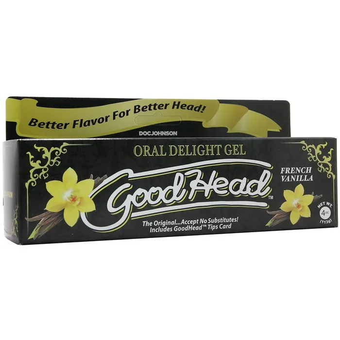 GoodHead French Vanilla Oral Delight Gel 4 oz Doc Johnson Dildos