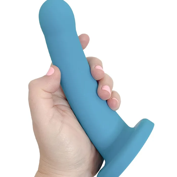Hux 7 Inch Silicone Dildo Turquoise Sportsheets Dildos
