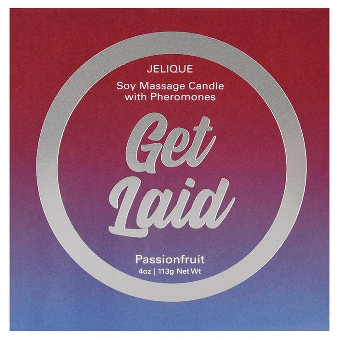 Jelique Soy Massage Candle With Pheromones Get Laid Passion Fruit 4oz Classic Erotica Couples