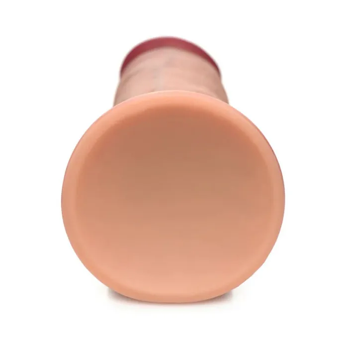 Jock Dual Density Silicone Thick 7 Inch Dildo with Suction Cup Vanilla XR Brands Female Sex Toys
