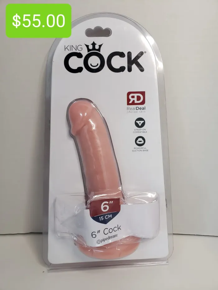 King Cock 6 inch Cock Pleasher Spot Dildos