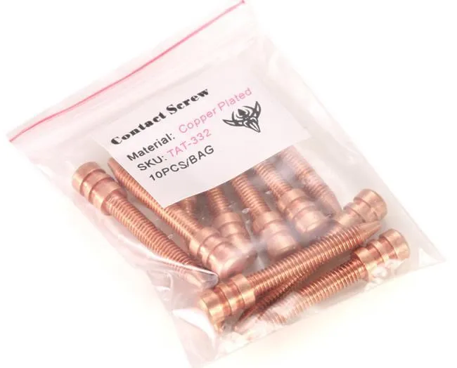 Long Copper Contact Screw M4 Metric Version 9 Precision Vibrators