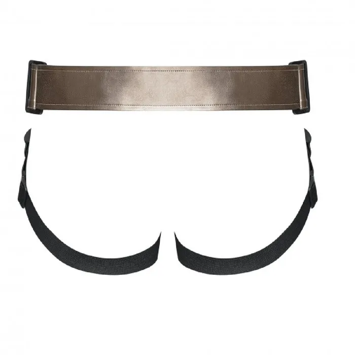 Lovely Planet Female Sex Toys StrapOnMe Curious Leatherette Harness Bronze