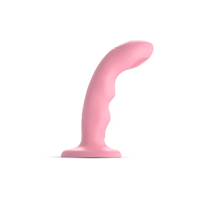 Lovely Planet Female Sex Toys Strap on Me GSpot Tapping Silicone Dildo Pink Lovely Planet Female Sex Toys Strap on Me GSpot Tapping Silicone Dildo Pink