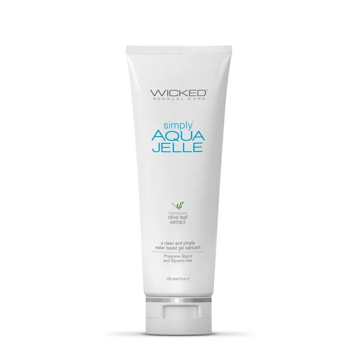Lubricants Wicked Lubes Wicked Simply Aqua Jelle Water Based Lubricant 4 oz Lubricants Wicked Lubes Wicked Simply Aqua Jelle Water Based Lubricant 4 oz