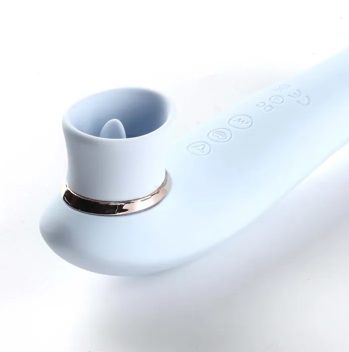 Maia Toys DESTINY 15Function Rechargeable Suction Vibration 3 Motors BLUE Maia Toys Vibrators