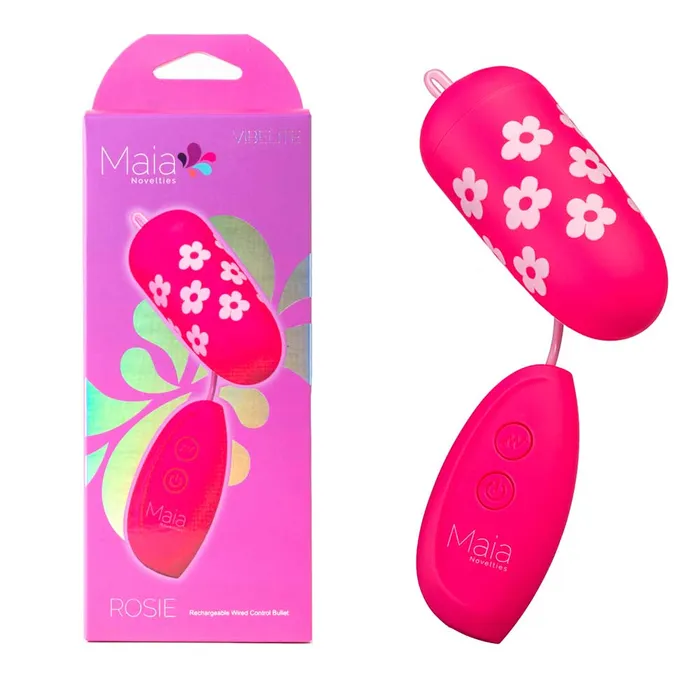 Maia Toys VIBELITE ROSIE Rechargeable Wired Remote Control Bullet Vibrator Maia Toys Female Sex Toys Maia Toys VIBELITE ROSIE Rechargeable Wired Remote Control Bullet Vibrator Maia Toys Female Sex Toys