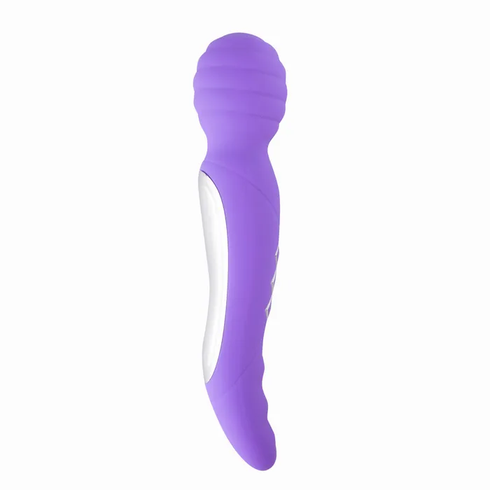 Maia Toys Vibrators ZOE Twisty USB Rechargeable Dual Vibrating Pleasure Wand PURPLE
