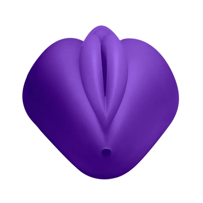 Male Sex Toys Bananapants Lippi Soft Silicone Grinder Stroker and Dildo Base Stimulation Cushion Purple