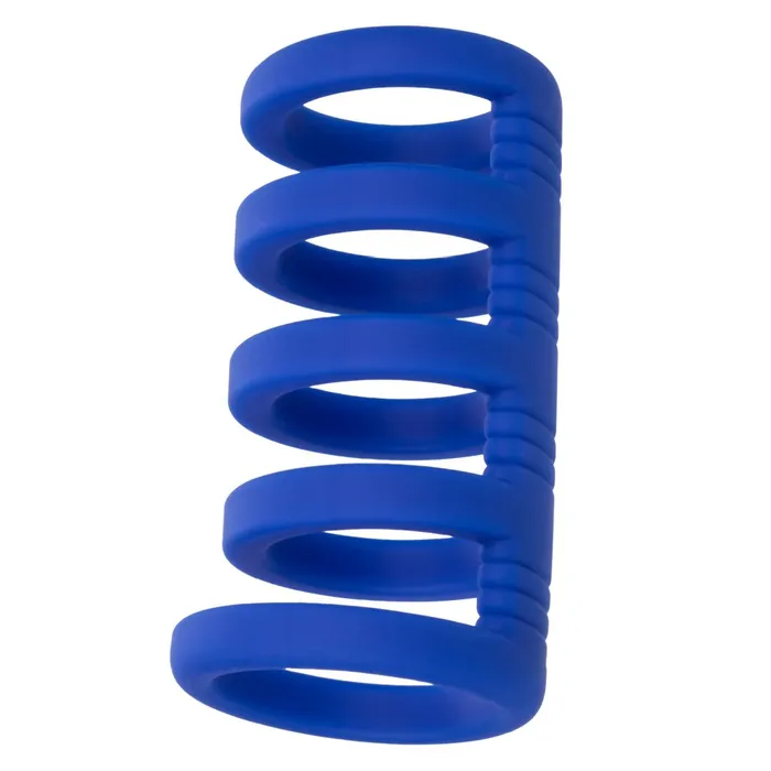 Male Sex Toys CalExotics Admiral Xtreme Silicone 5 Ring Cock Cage