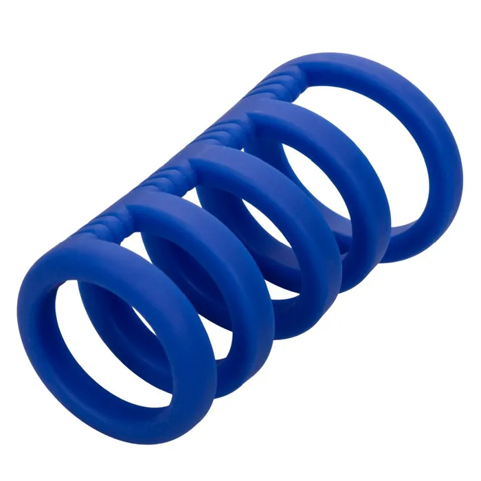Male Sex Toys CalExotics Admiral Xtreme Silicone 5 Ring Cock Cage