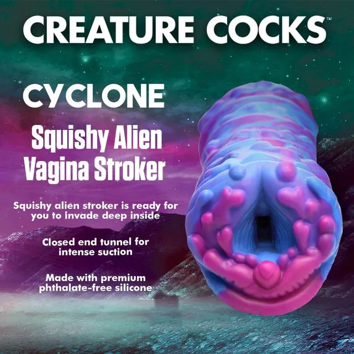Male Sex Toys Cyclone Squishy Alien Vagina Role Play Stroker XR Brands