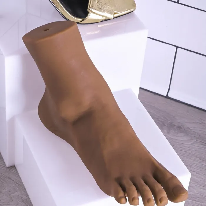 Male Sex Toys Evolved Novelties Pussy Footin Realistic Foot Fetish Masturbator Chocolate